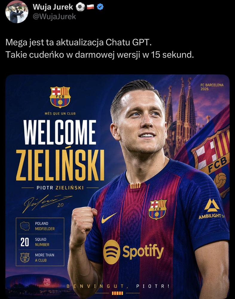 Takie GRAFIKI TRANSFEROWE powstają teraz w DARMOWEJ WERSJI Chata GPT w 15 sekund xD